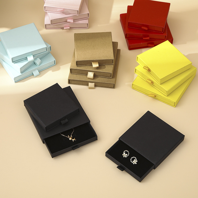 Scatola per cassetti con stampa logo personalizzato all'ingrosso con inserto