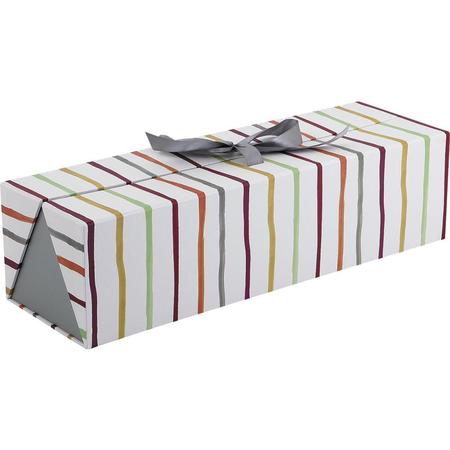 Scatola pieghevole regalo sorpresa regalo di compleanno in carta patinata bianca