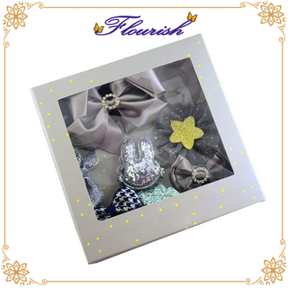 Scatola da esposizione per cappelli in cartone grigio Star Favour