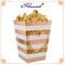 Scatola di carta d'imballaggio del secchio del popcorn laminato lucido superiore del commestibile di alta qualità