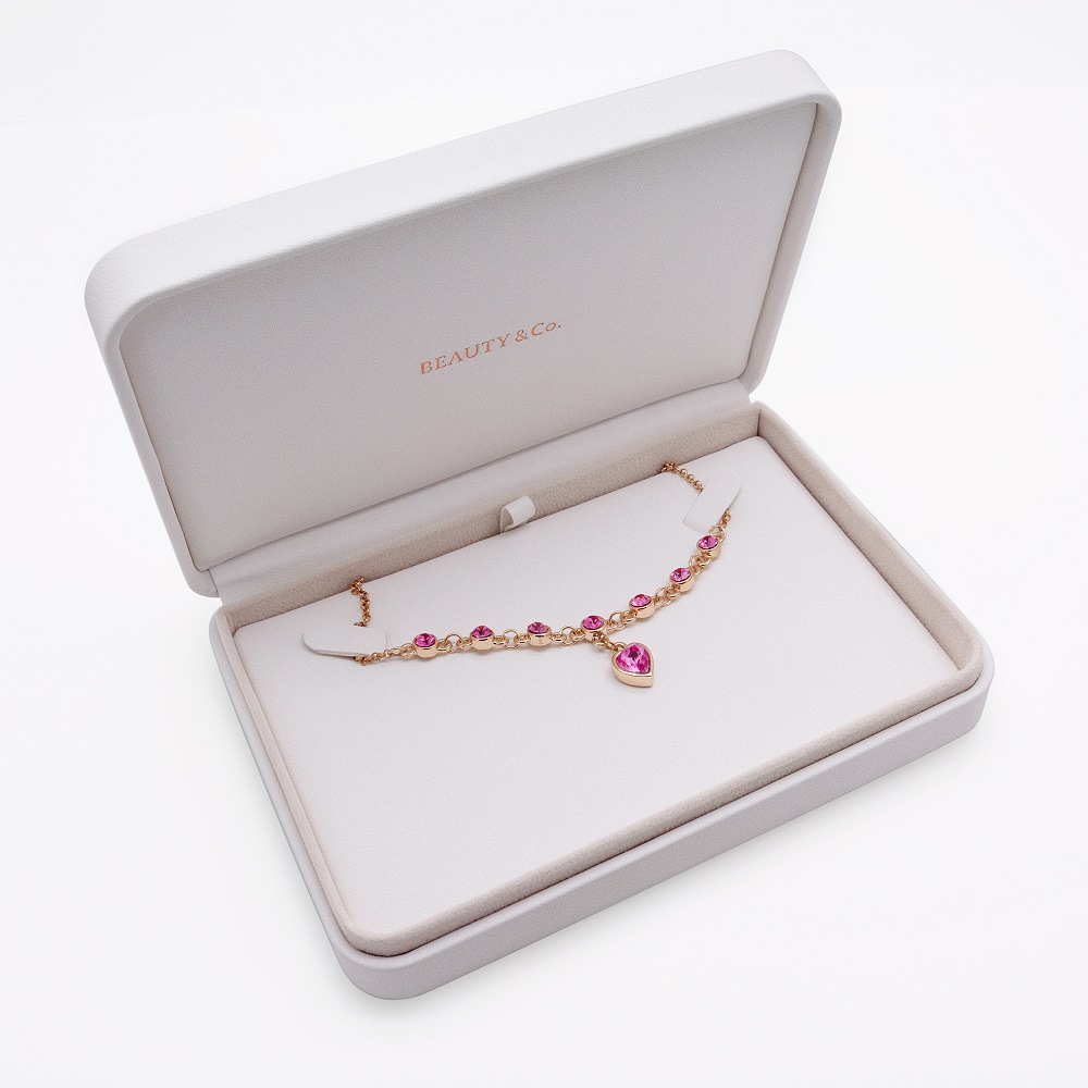Scatola di gioielli in pelle PU di lusso personalizzata all'ingrosso del produttore della Cina per l'imballaggio