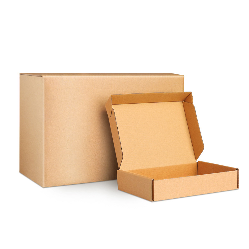 Scatola per cera baffi in carta kraft marrone con stampa offset