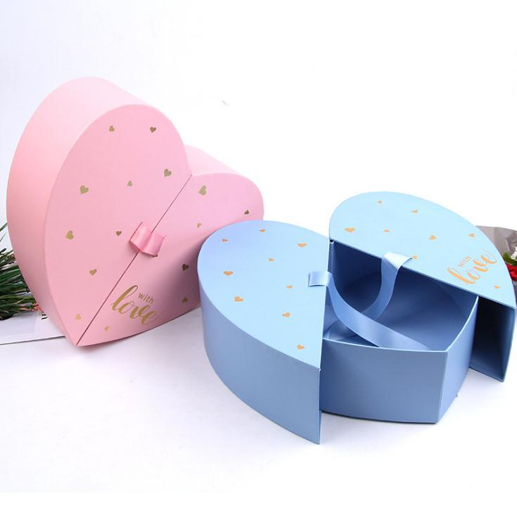 Confezione regalo di fiori di carta di cartone all'ingrosso per l'imballaggio di rose