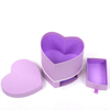 Scatola d'imballaggio del regalo del fiore di carta del cartone a forma di cuore per l'imballaggio della rosa